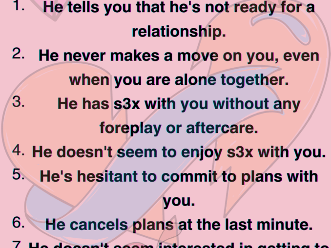 10 Signs Hes Not Into You