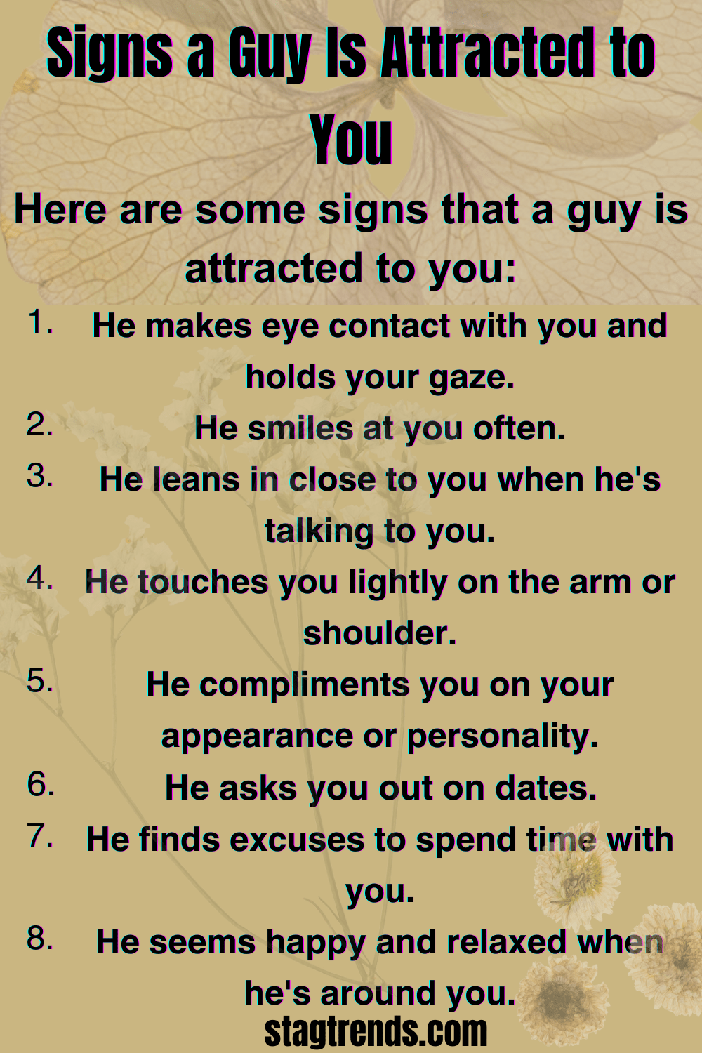 Signs a Guy Is Attracted to You, Signs he likes you but is hiding it