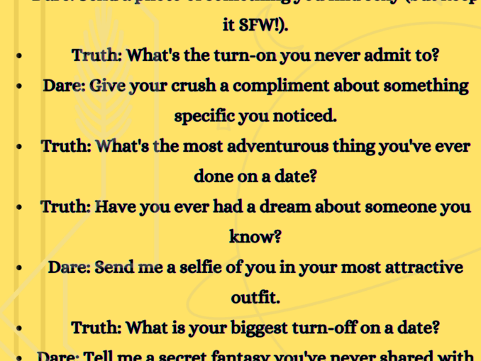 Truth Or Dare Questions For Adults