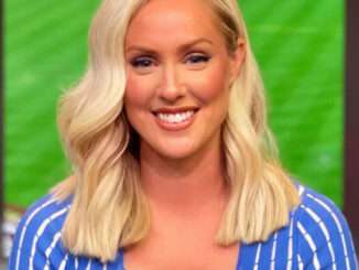 Erica Weston, the sports broadcaster and sideline reporter