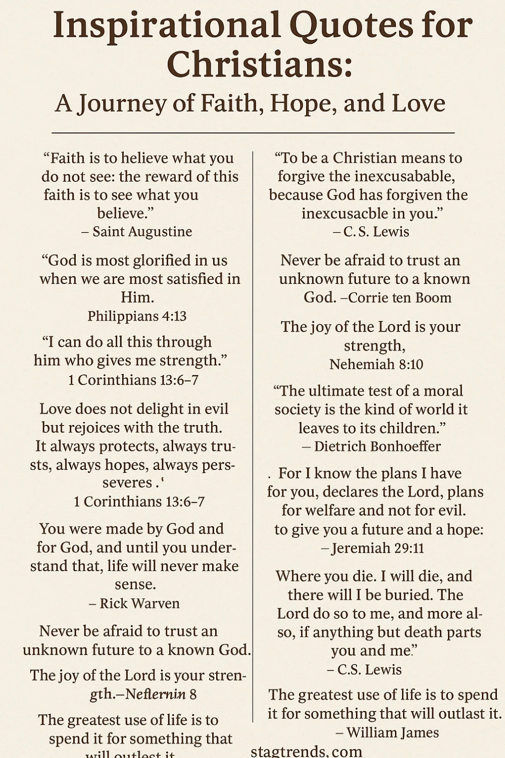 180+ Inspirational Quotes for Christians Faith, Hope & Love 180+ Inspirational Quotes for Christians Faith, Hope & Love