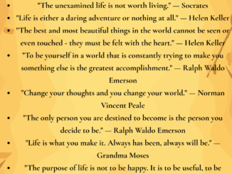 Best of Quotes About Life: Wisdom and Inspiration