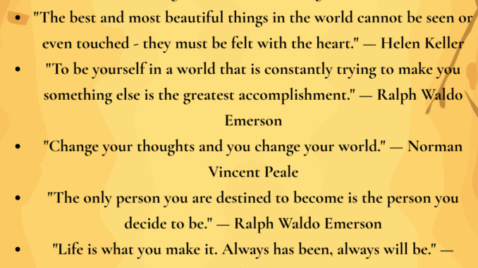 Best of Quotes About Life: Wisdom and Inspiration