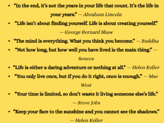 Inspirational Quotes About Life