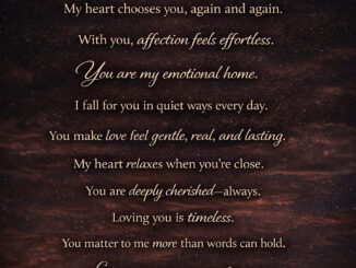 Affectionate quotes for him